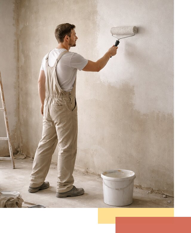 Грунтовка стен под отделку в Туймазах профессиональным раствором