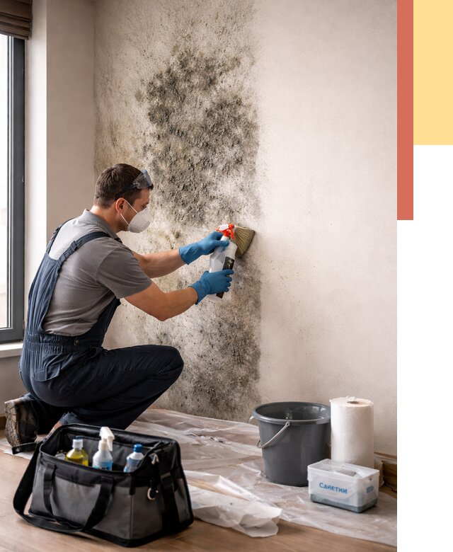 Удаление плесени со стен в Туймазах от 2191 руб. — быстро и недорого | ОТДЕЛОЧНИК-Тмз