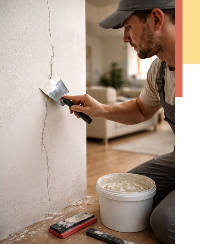 Заделка трещин и сколов в Туймазах от 2497 руб. — быстро и недорого | ОТДЕЛОЧНИК-Тмз