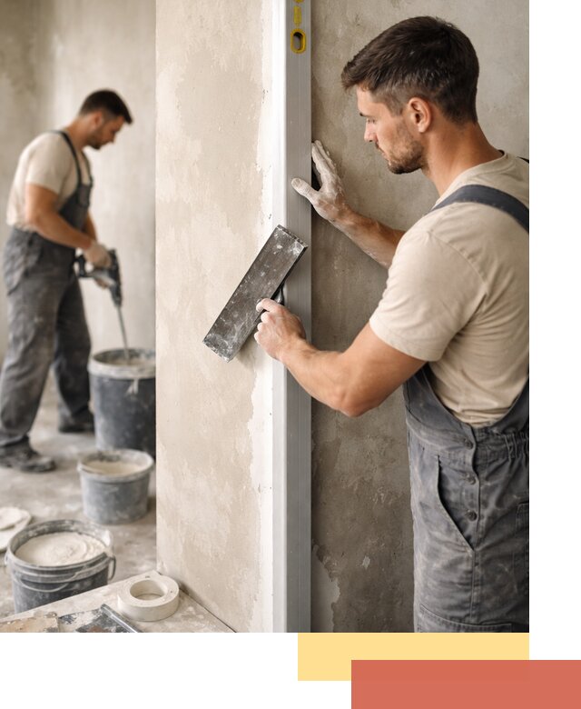 Выведение углов стен в Туймазах: монтаж и оштукатуривание