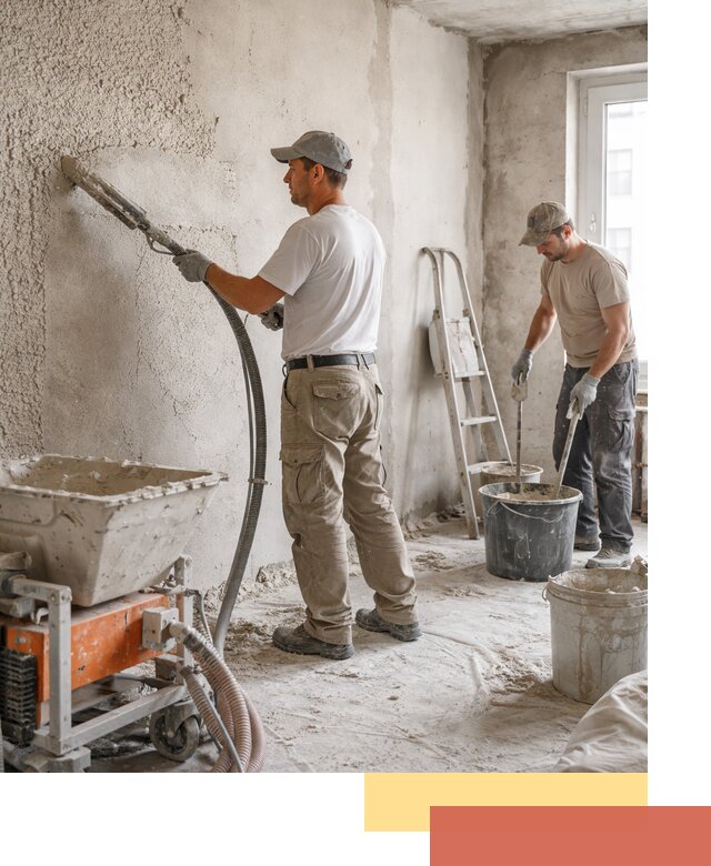 Машинная штукатурка стен в Туймазах — быстро и качественно