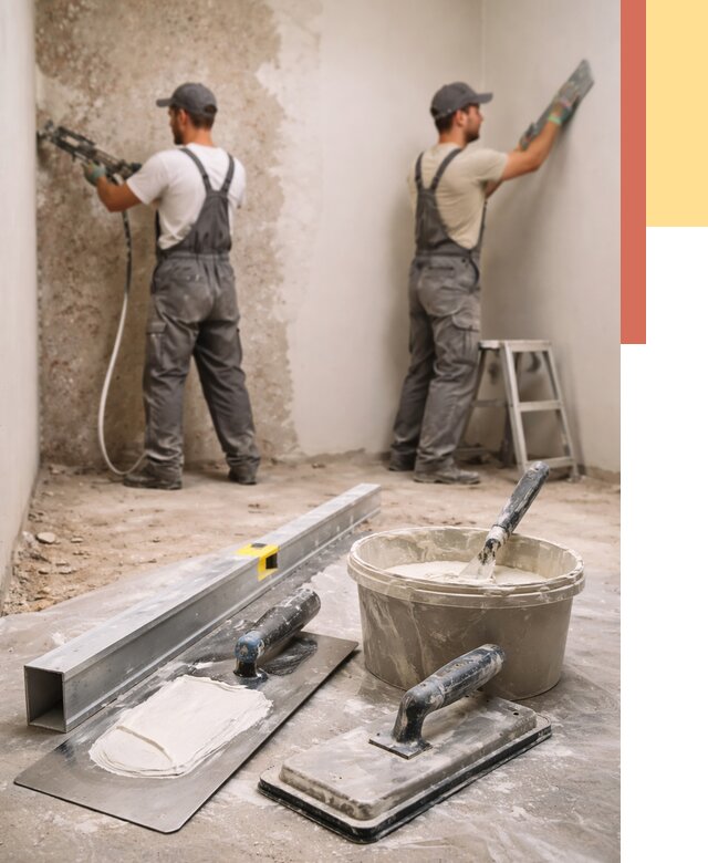 Штукатурка стен под обои в Туймазах от 4586 руб./м2 — выравнивание под обои | ОТДЕЛОЧНИК-Тмз