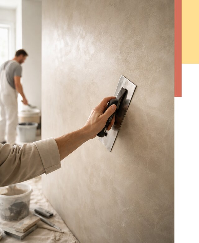 Венецианская штукатурка в Туймазах от 3567 руб/м² — нанесение стен под ключ | ОТДЕЛОЧНИК-Тмз