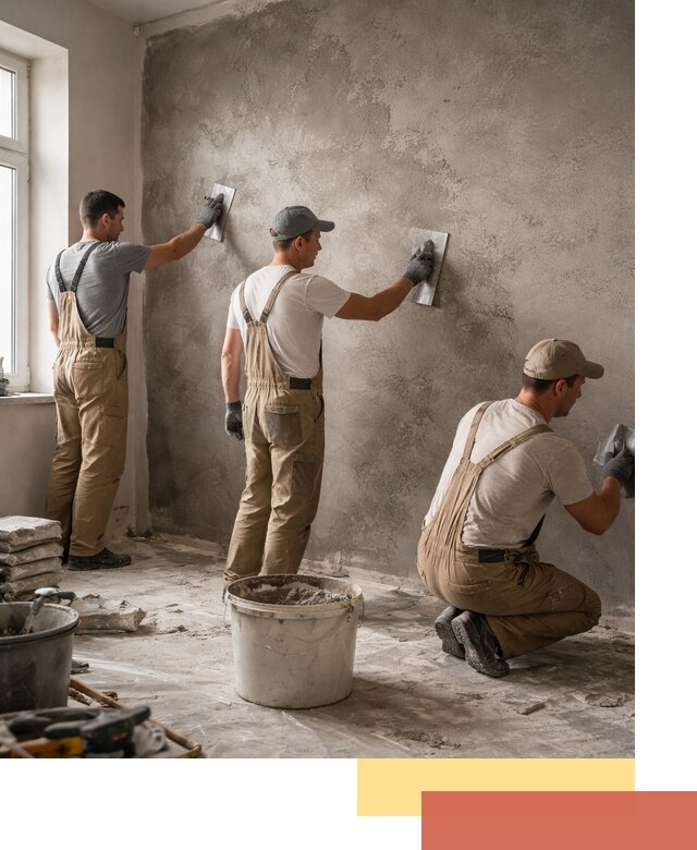 Декоративная штукатурка под бетон в Туймазах для стен и потолков