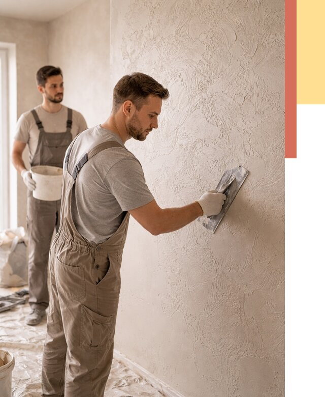 Фактурная штукатурка стен в Туймазах от 4280 руб./м² — заказать под ключ | ОТДЕЛОЧНИК-Тмз