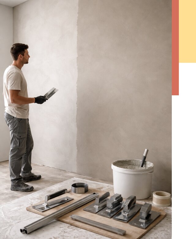 Нанесение микроцемента на стены в Туймазах от 3261 руб./м2 под ключ | ОТДЕЛОЧНИК-Тмз