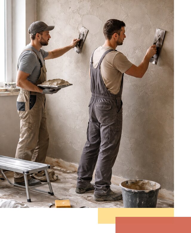 Ремонт декоративной штукатурки и восстановление фактуры в Туймазах