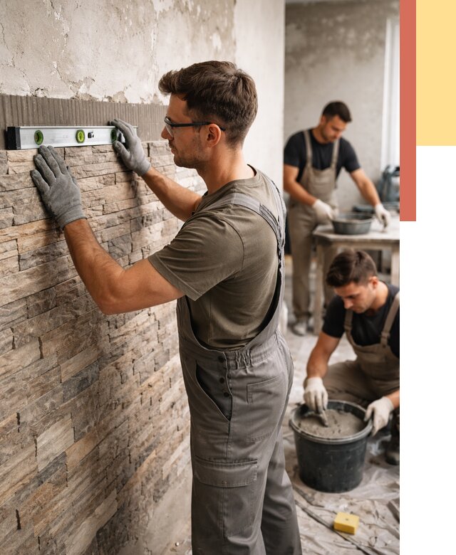 Монтаж искусственного камня в Туймазах от 4586 руб. под ключ | ОТДЕЛОЧНИК-Тмз