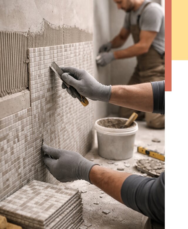 Облицовка стен мозаикой в Туймазах от 3261 руб/м2 — укладка мозаики на стены | ОТДЕЛОЧНИК-Тмз