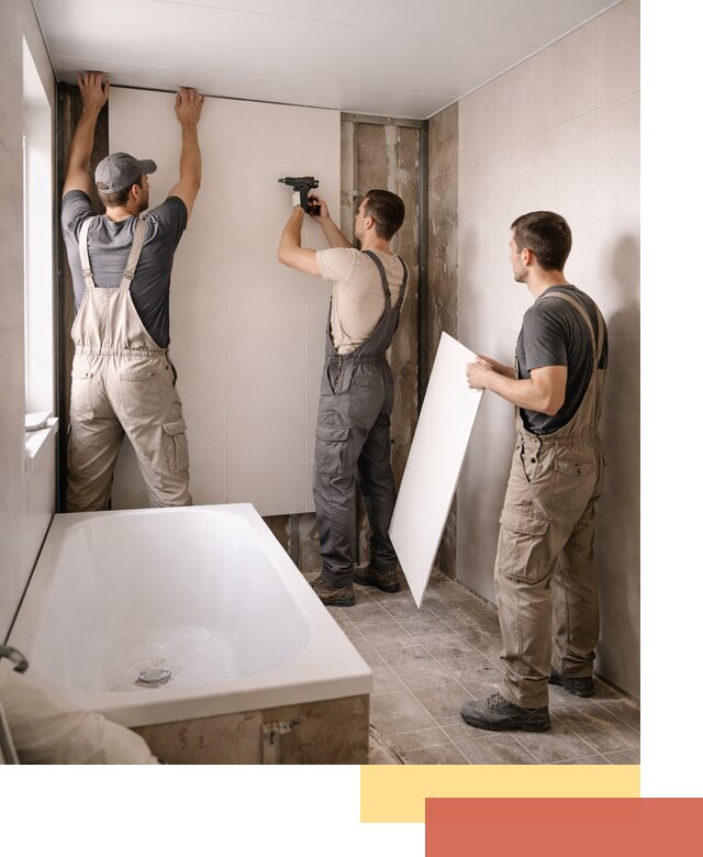 Отделка ванной панели ПВХ профессионально в Туймазах