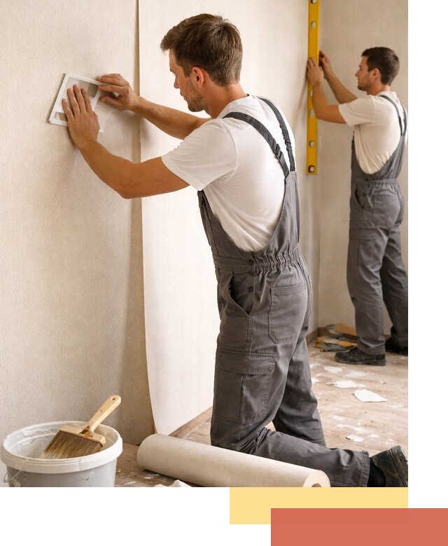 Поклейка бумажных обоев в Туймазах качественно и недорого