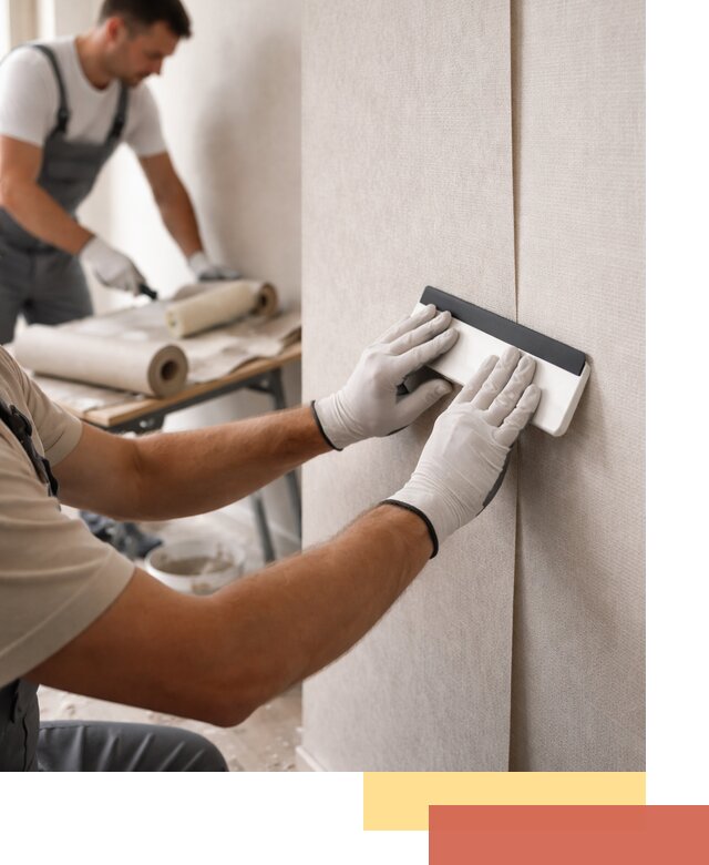 Поклейка обоев под покраску в Туймазах профессионально и быстро