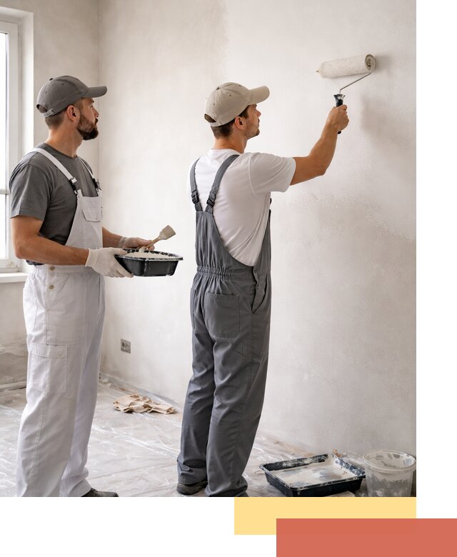 Покраска стен водоэмульсионной краской в Туймазах