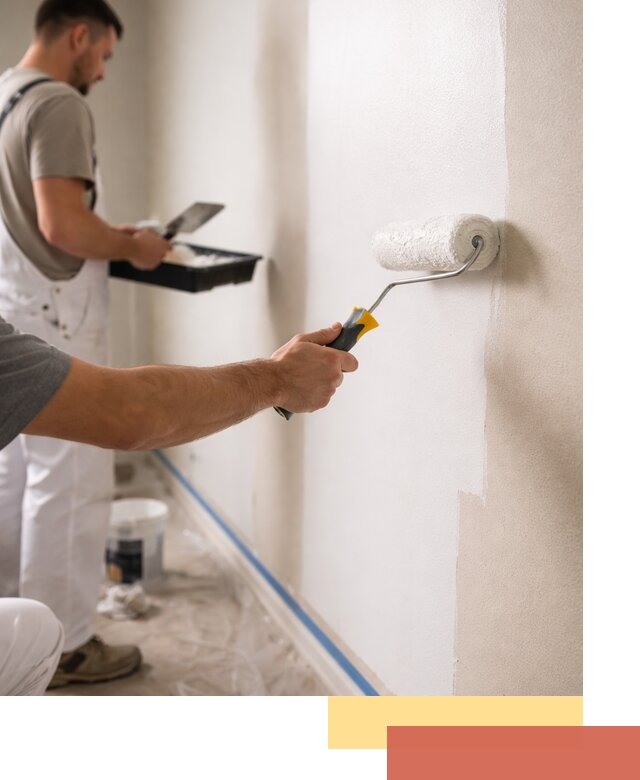 Покраска стен акриловой краской профессионально в Туймазах