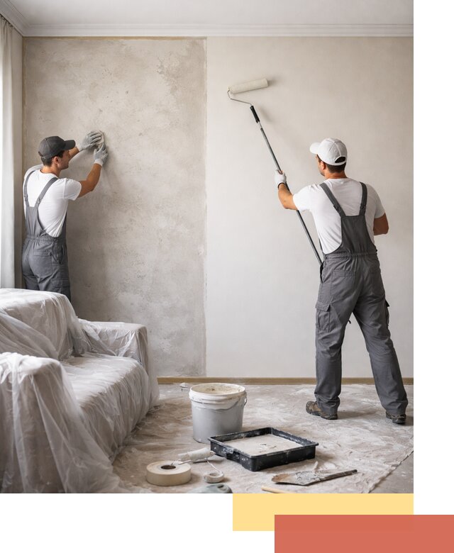 Покраска стен антивандальной краской в Туймазах