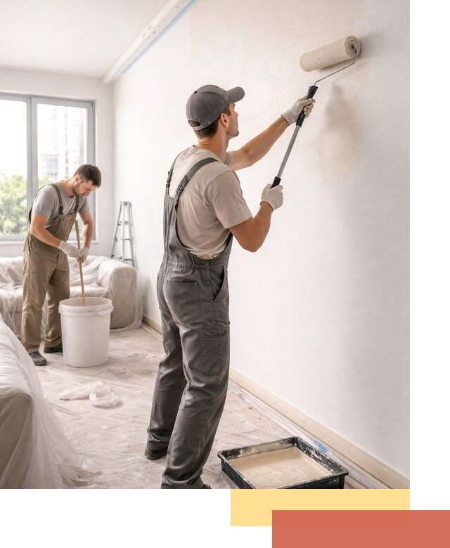 Покраска стен в офисе в Туймазах — быстрый и качественный ремонт