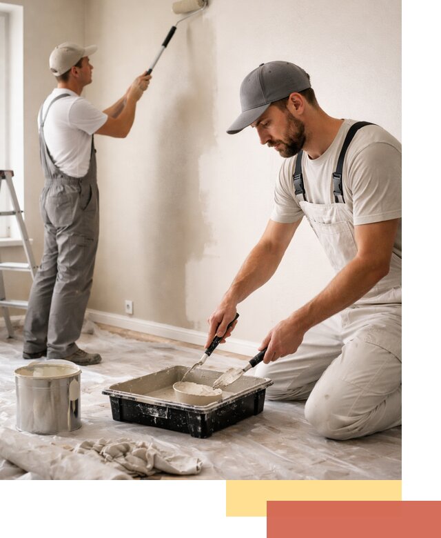 Покраска стен в квартире в Туймазах — профессионально и аккуратно