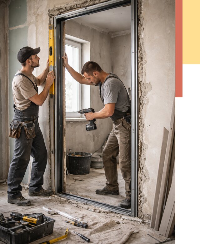 Закладка дверного проема в Туймазах от 3567 руб. — быстро и недорого | ОТДЕЛОЧНИК-Тмз