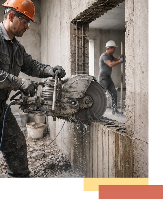 Алмазная резка проемов в Туймазах быстро и точно