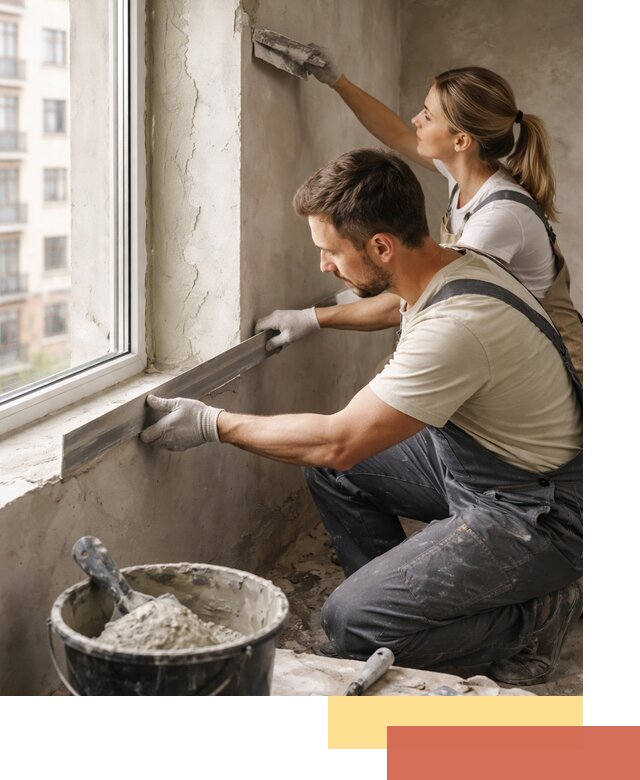 Штукатурка откосов дверей и окон профессионально в Туймазах