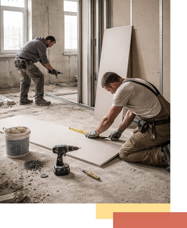 Кладка перегородок из ПГП под ключ в Туймазах