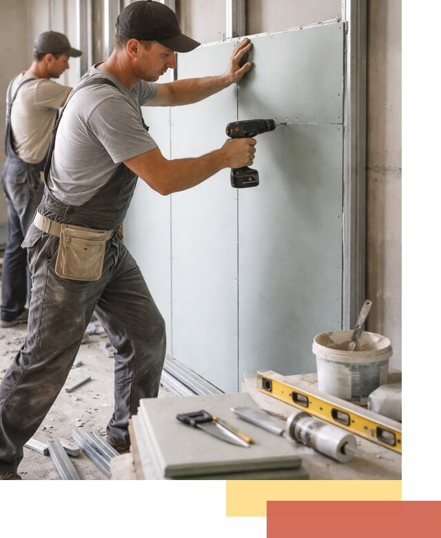 Кладка влагостойких перегородок ПГП в Туймазах