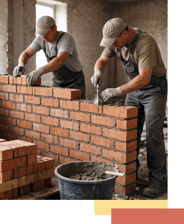 Кладка кирпичных перегородок под ключ в Туймазах