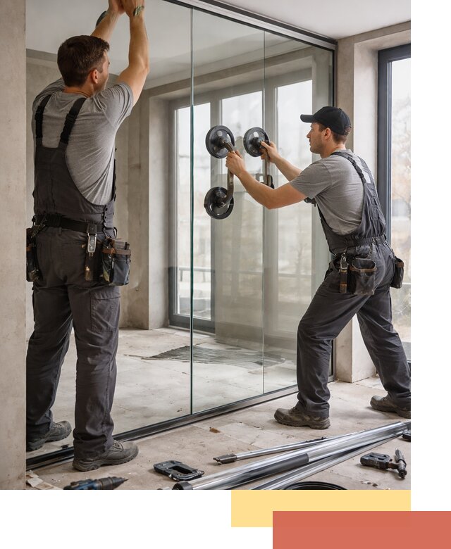 Цельностеклянные перегородки под ключ в Туймазах