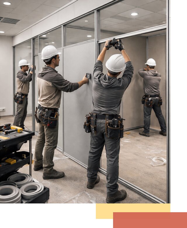 Мобильные офисные перегородки под ключ в Туймазах