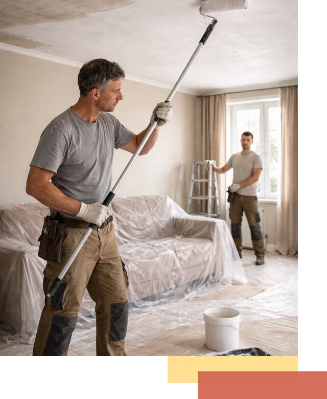 Грунтовка потолка в Туймазах — подготовка под покраску и отделку