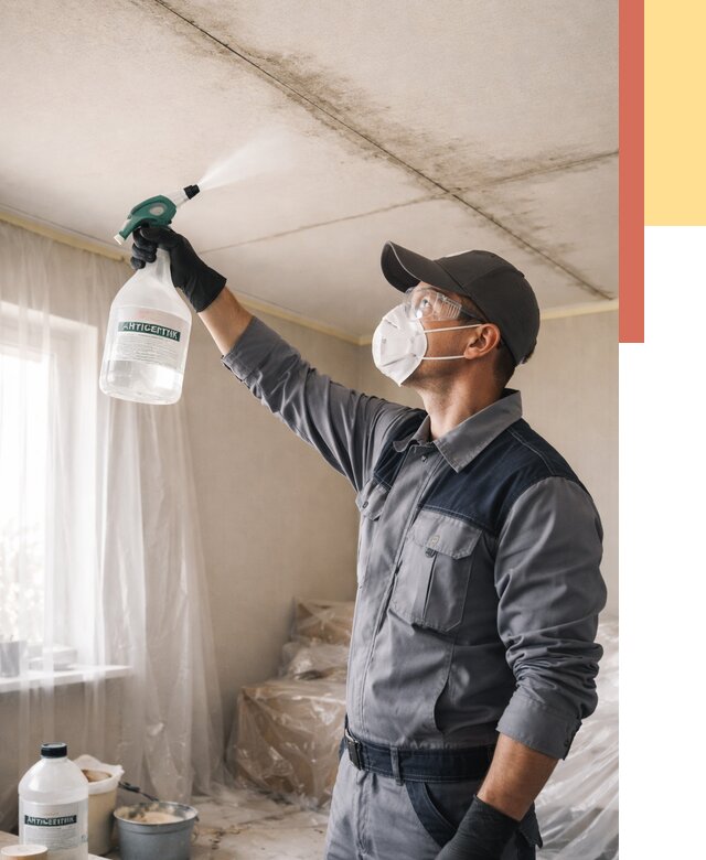 Антисептическая обработка потолка в Туймазах от 2548 руб. | ОТДЕЛОЧНИК-Тмз