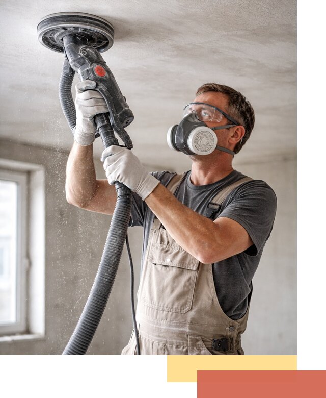 Шлифовка потолка в Туймазах — качественная подготовка под отделку