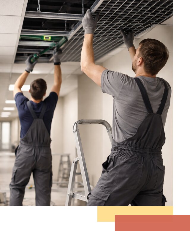 Монтаж потолка Грильято в Туймазах: установка под ключ качественно