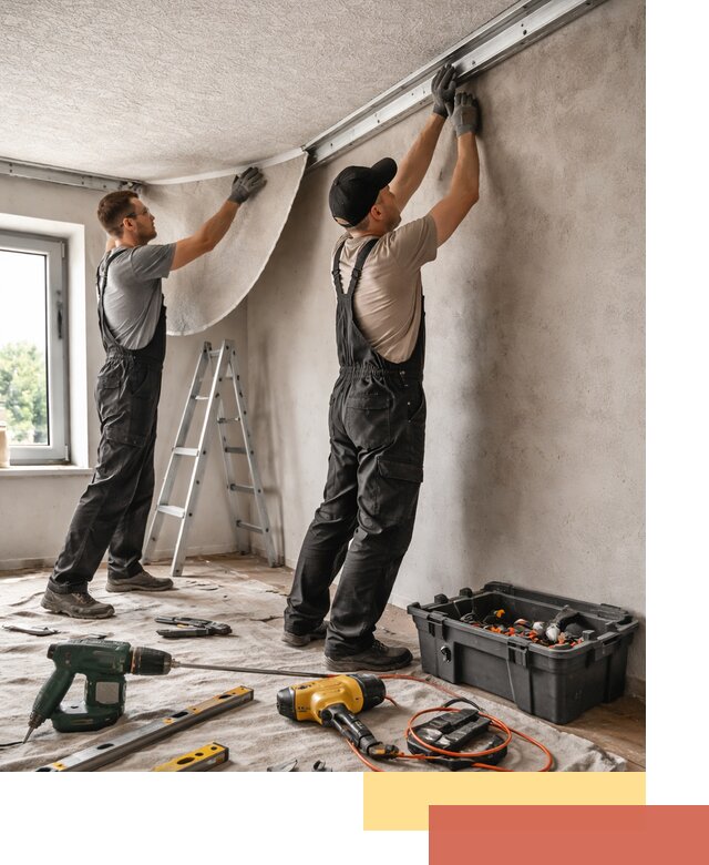 Монтаж фактурного натяжного потолка в Туймазах качественно и быстро