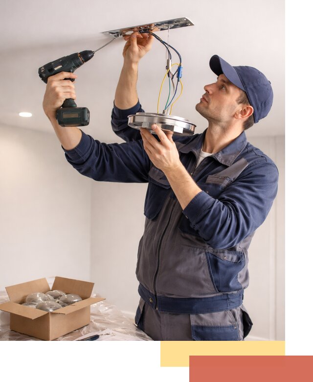 Установка люстры в натяжной потолок в Туймазах