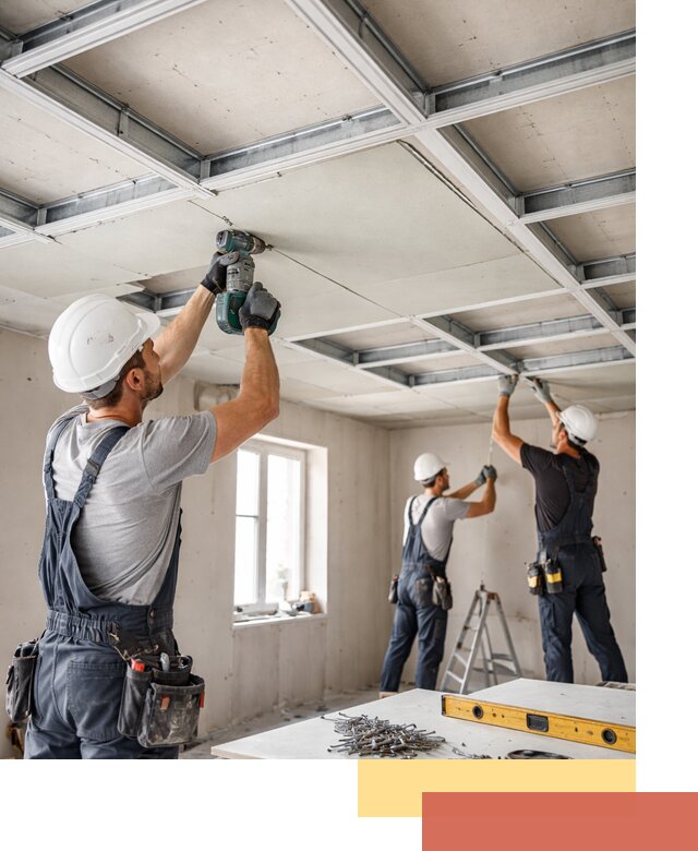 Кессонный потолок из гипсокартона под ключ в Туймазах