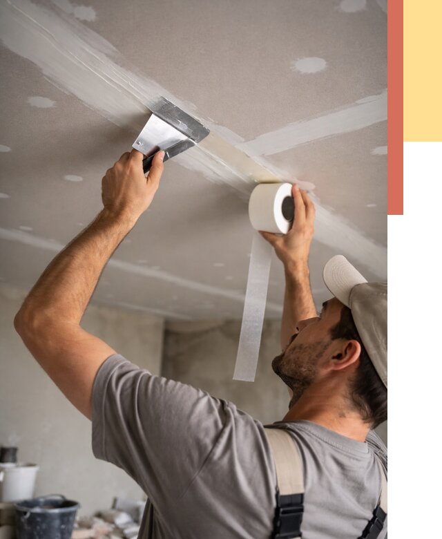 Обработка швов потолка ГКЛ в Туймазах от 7643 руб. под ключ | ОТДЕЛОЧНИК-Тмз