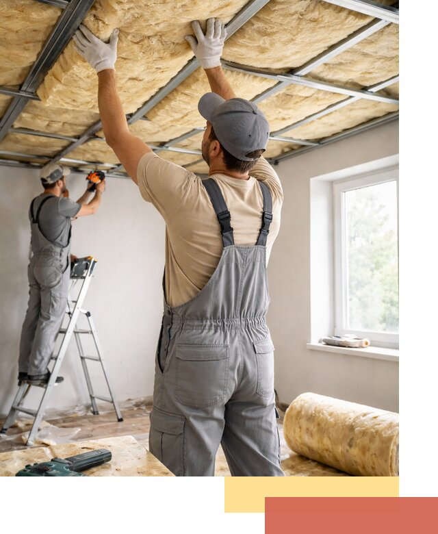 Утепление потолка под ключ в Туймазах качественно и быстро