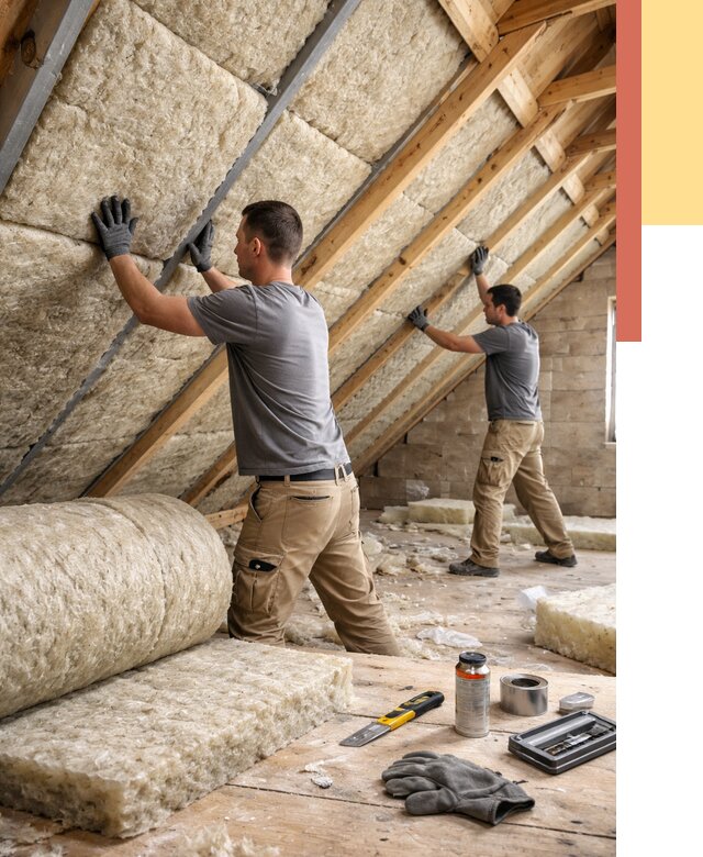 Утепление потолка минватой в Туймазах от 1478 руб. — быстро и недорого | ОТДЕЛОЧНИК-Тмз