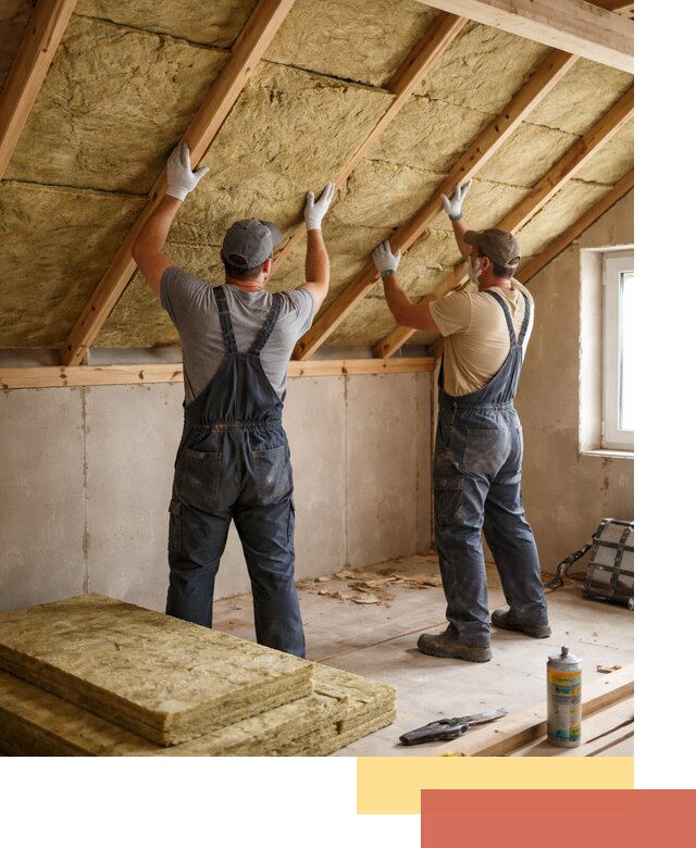 Утепление потолка минеральной ватой в Туймазах