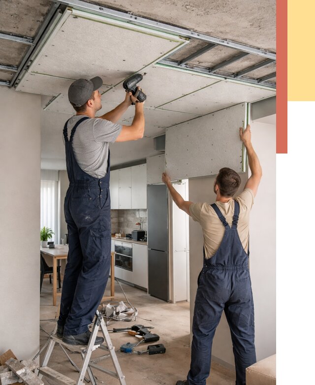 Шумоизоляция потолка панелями зипс в Туймазах от 1885 руб. под ключ | ОТДЕЛОЧНИК-Тмз